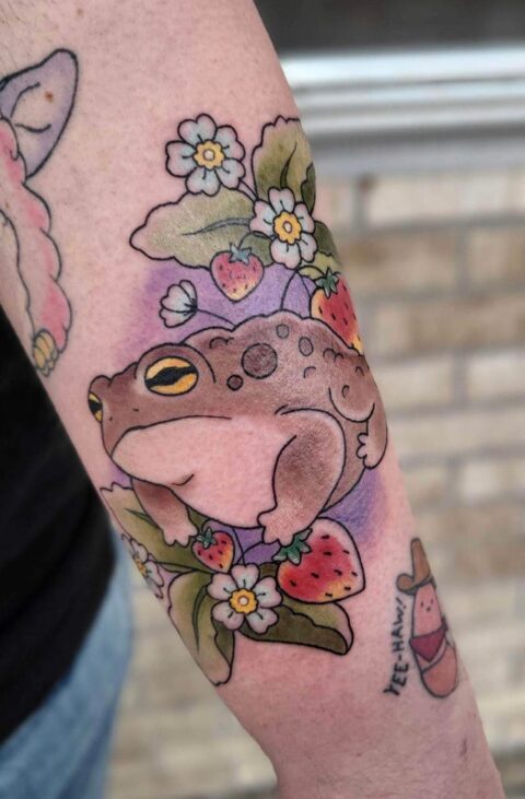 Toad + Strawberries by Cassi at Thistle and Oak in Shelby, Ohio