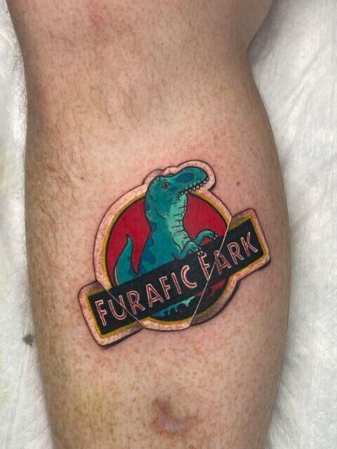My Silly Sticker Tattoo by Crystal Alex - Dark Ocean Tattoo Vancouver BC